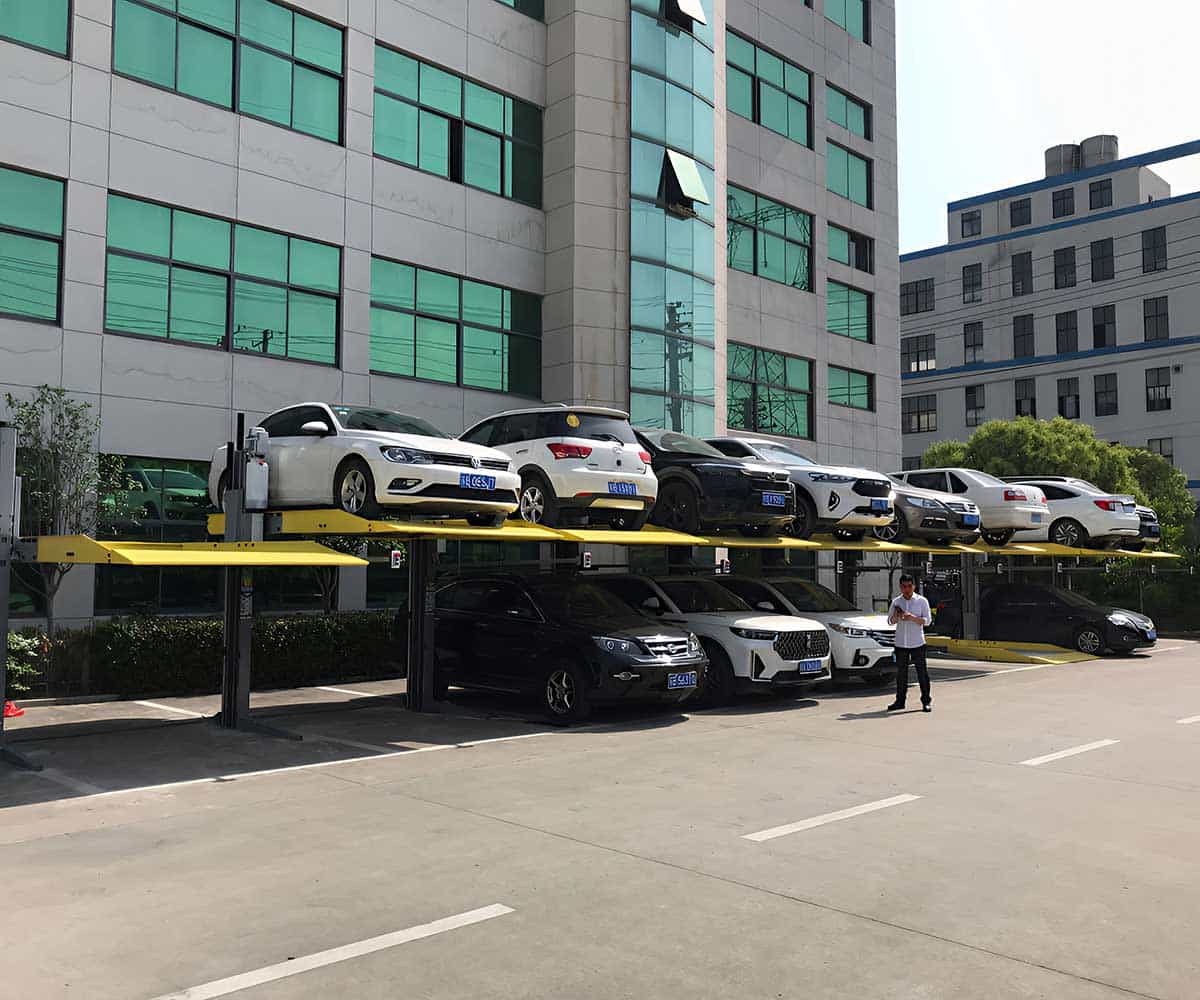 简易升降机械式立体停车设备出租的智能化操作