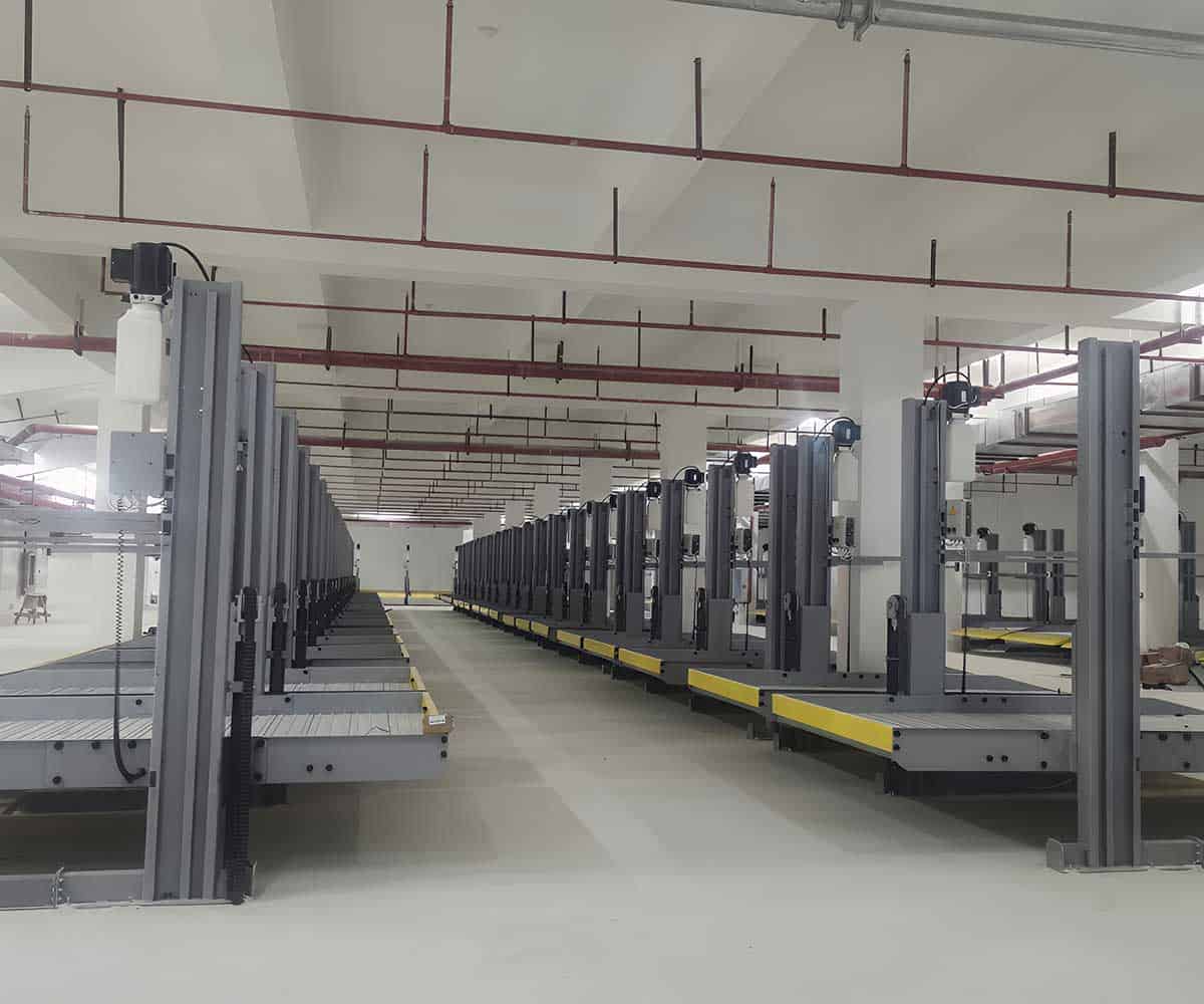 上下两层停车设备的智能控制解析