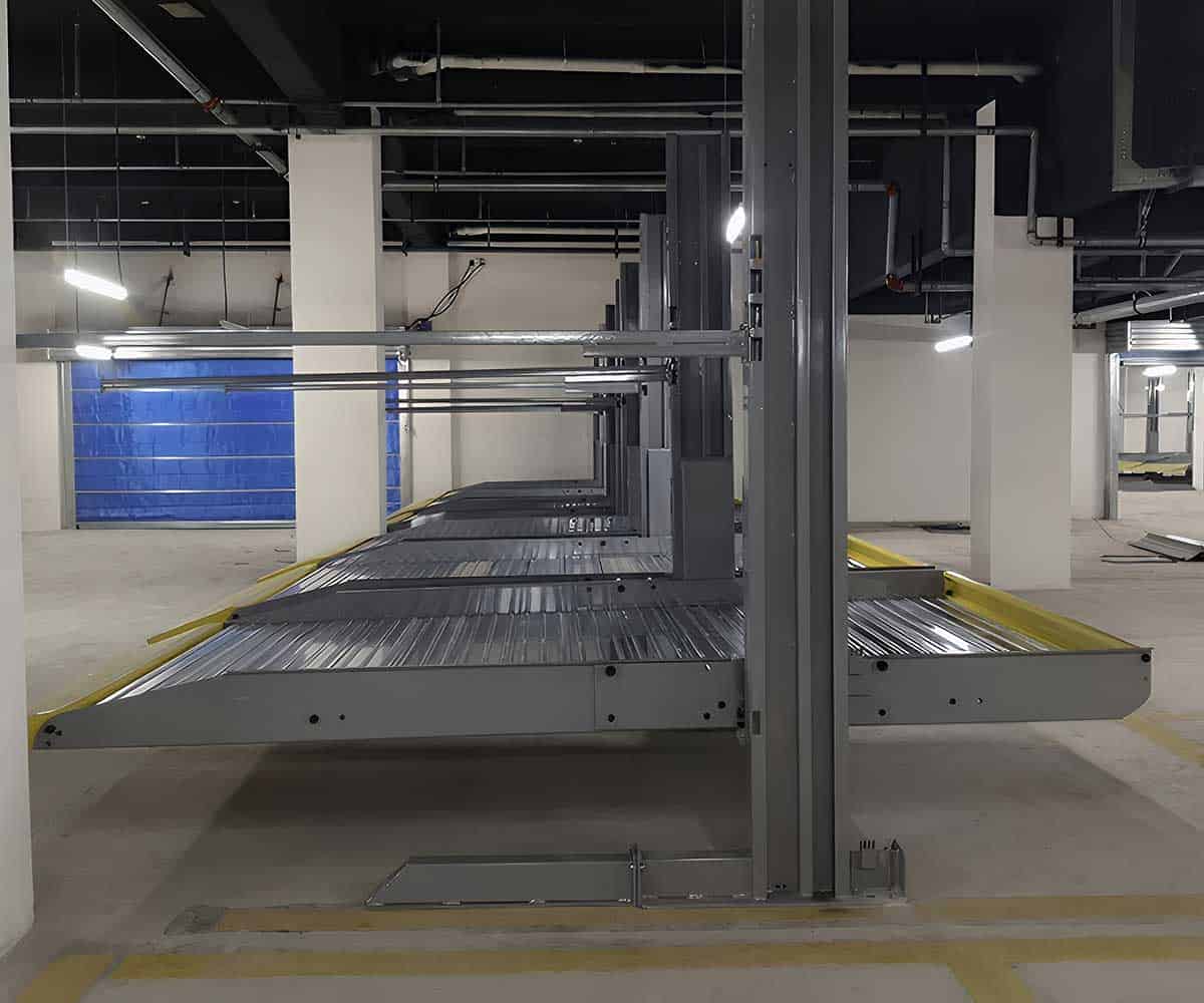 升降平移机械车位承重分析