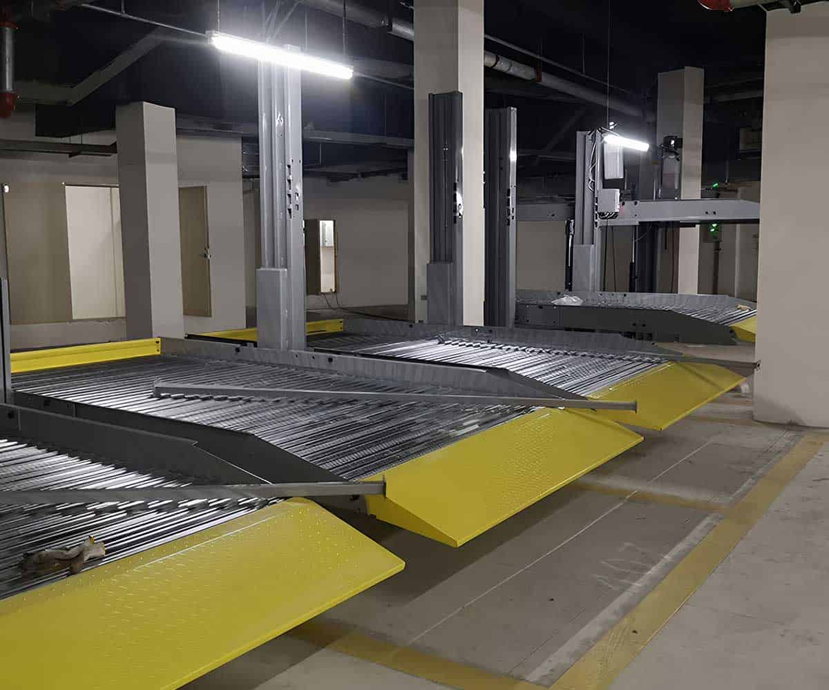 五层升降横移立体停车设备外观要求